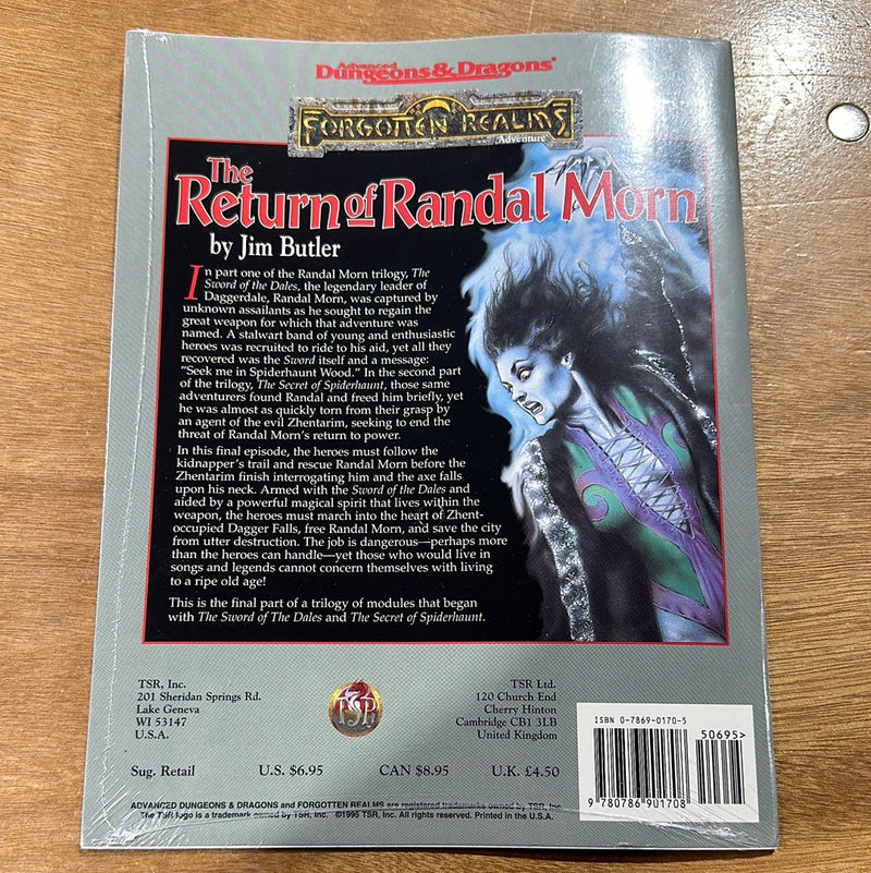 Advanced Dungeons & Dragons 2E: Forgotten Realms - The Return of Randal Morn (in original shrink)