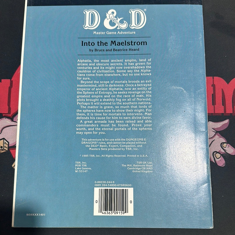 Dungeons & Dragons 1E: Into the Maelstrom M1