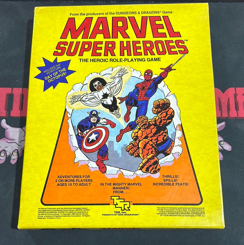 Marvel Superheroes Heroic Role Playing Game authentic