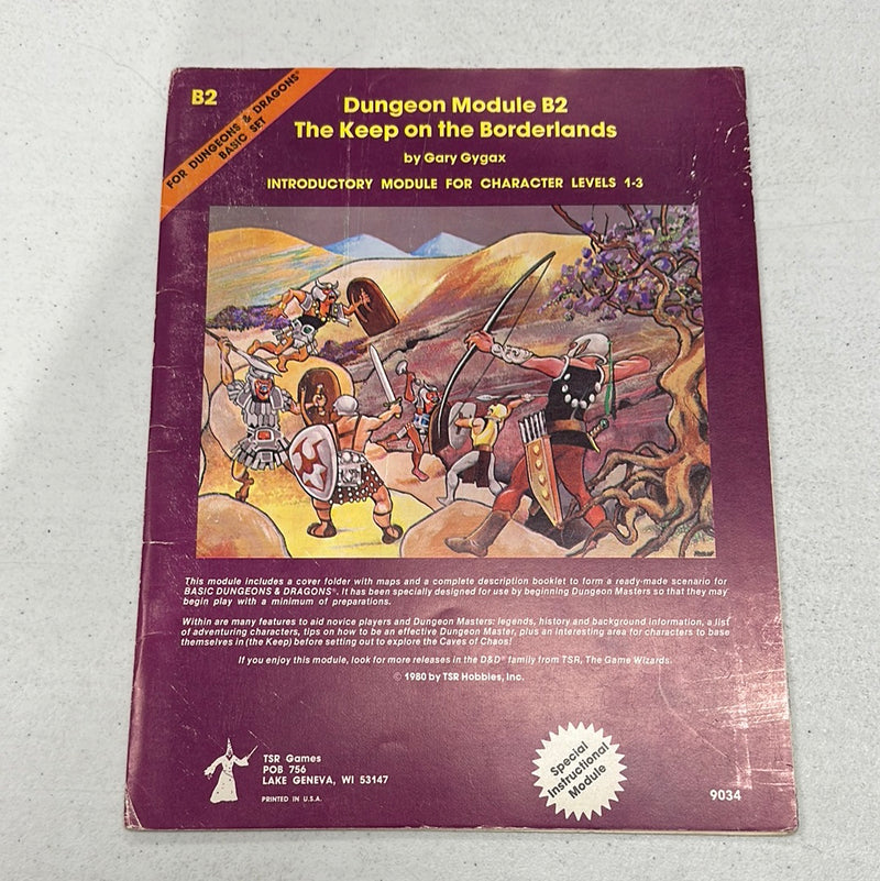 Dungeons & Dragons 1E: The Keep on the Borderlands B2
