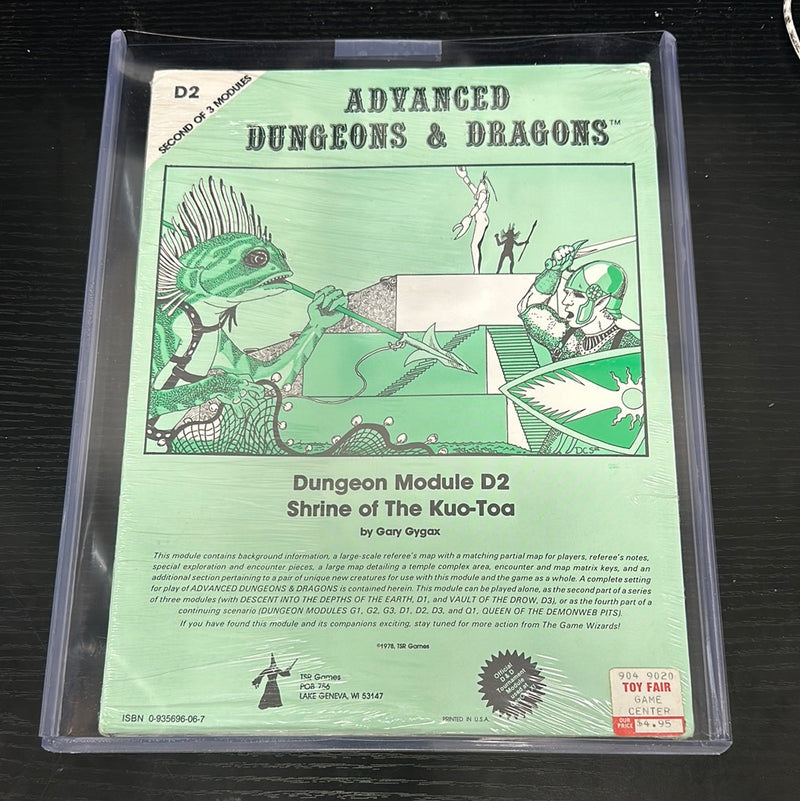 Advanced Dungeons & Dragons 1E: Shrine of the Kuo-Toa D2 (Mono)
