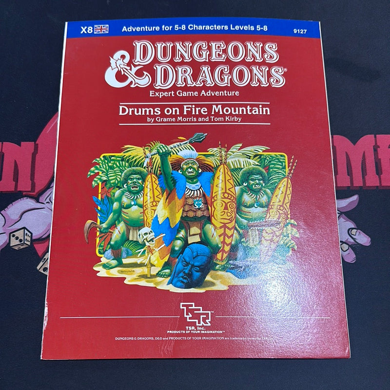 Dungeons & Dragons 1E: Drums on Fire Mountain X8