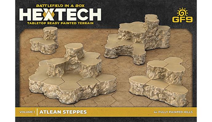 Hextech (Battlefield in a Box): HEXT09 Volume 1 Atlean Steppes