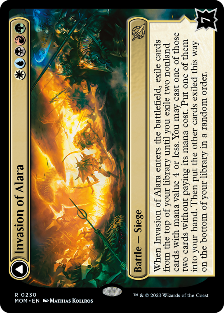 mtg ixalan flip cards Invasion of Alara // Awaken the Maelstrom [March of the Machine]