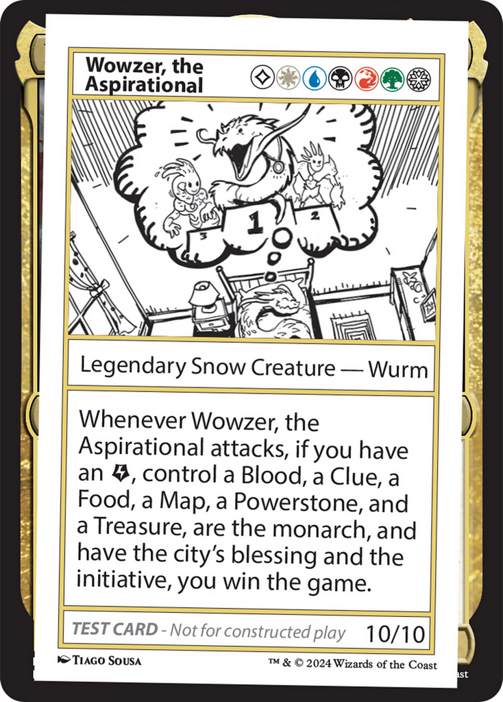 mystery cards mtg Wowzer, the Aspirational [Mystery Booster 2 Playtest Cards]