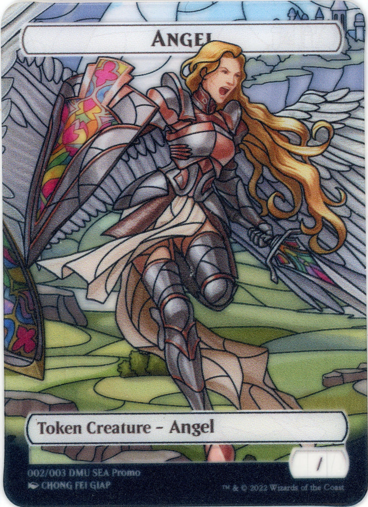 mtg angel token cards (4/4) by Ken Meyer Jr Token Creature Angel Rarity MTG Best Commander Angels Tokens