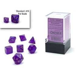 CHX 20587 - Royal Purple/Gold Mini Polyhedral 7-Die Set