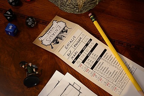 D&D 5E: Stat Trackers - Character Trackers (50)