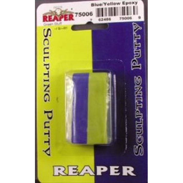 RPR 75006 - Tools - Green Stuff Strip 4" Blue/Yellow Epoxy