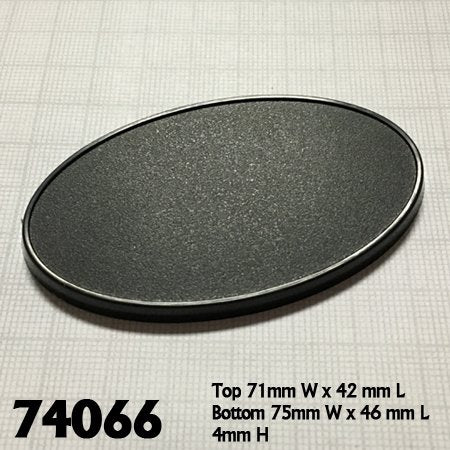 RPR 74066 75X46mm Oval Gaming Base