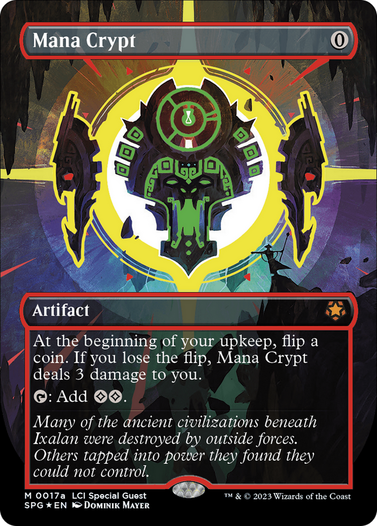 Mana Crypt (0017a) (Borderless) [The Lost Caverns of Ixalan Special Gu