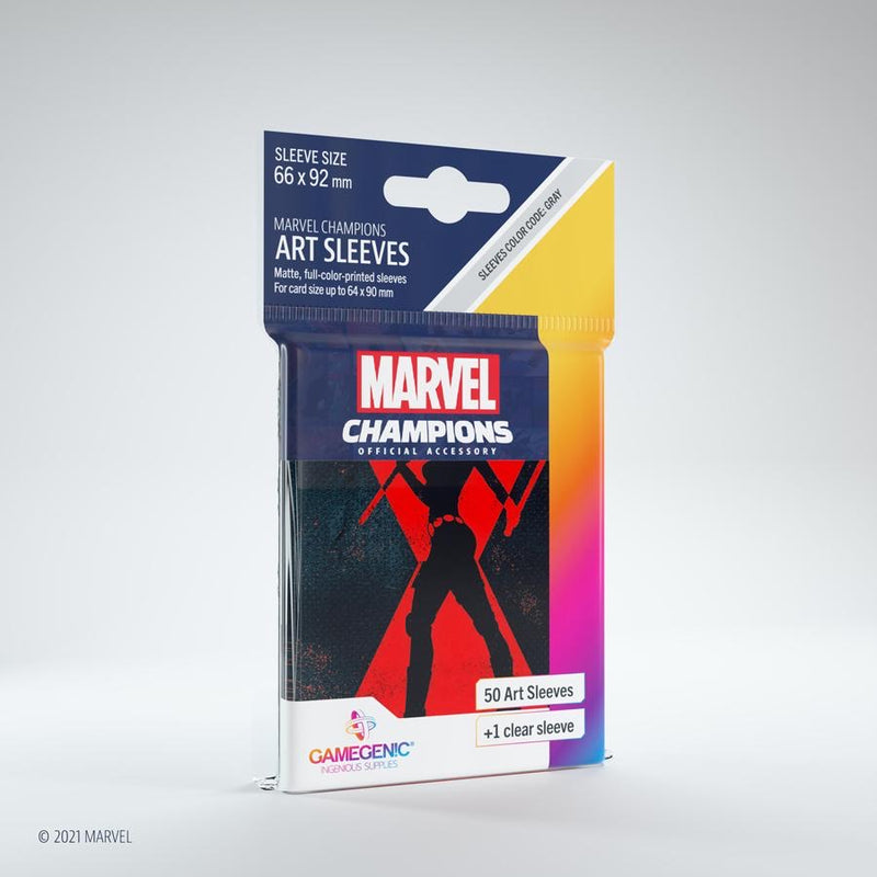 Marvel Champions Art Sleeves - Black Widow