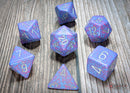 CHX 25347 Silver Tetra Speckled Polyhedral 7 Die Set