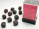 CHX 25908 Space Speckled 12mm d6 Dice Block (36 Dice)