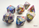 CHX 20440 - Festive Carousel/white Mini-Polyhedral 7-Dice Set