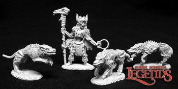 RPR 02079 Kromray & The Dogs of War, Undead Fighter (metal)