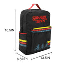 Stranger Things Logo & Silhouettes Black 18.5" Backpack