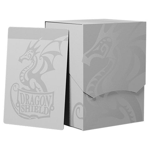 Dragon Shield: Deck Shell Revised- Ashen White/Black