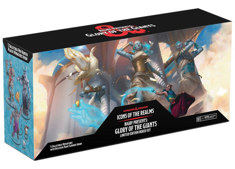 D&D Icons of the Realms Miniatures: Bigby Presents Glory of the Giants - Limited Edition Boxed Set