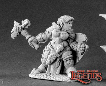 RPR 03413 Nalila Goldhammer, Female Dwarf Paladin