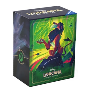 Deck Box: Disney Lorcana- Azurite Sea- Scar