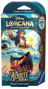 Disney Lorcana TCG: Azurite Sea - Starter Deck - Jim Hawkins and Tigger (Amber / Ruby)