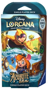 Disney Lorcana TCG: Azurite Sea - Starter Deck - Go Go and Gadget (Emerald / Sapphire)