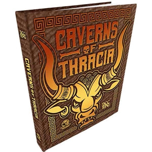 DCC RPG: Caverns of Thracia (Minotaur-Hide Foil Cover)