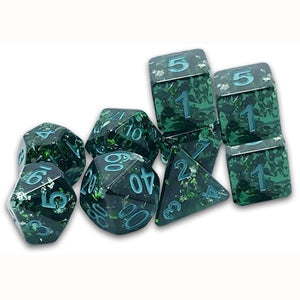 DCC RPG: Verdigris Grecian Vase Dice (Traditional 9)