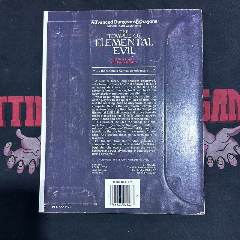 Advanced Dungeon & Dragons 1E: The Temple of Elemental Evil