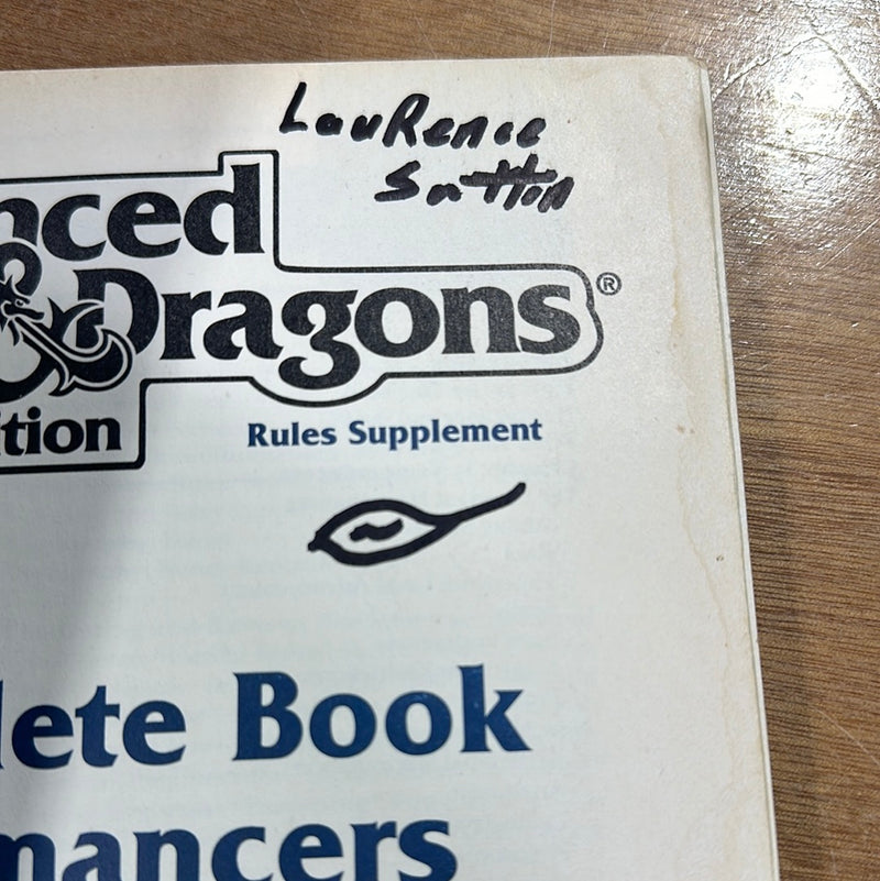 Advanced Dungeons & Dragons 2E: The Complete Book of Necromancers