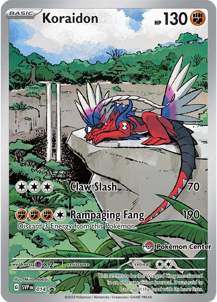 Koraidon (124/198) (Pokemon Center Exclusive) [Scarlet & Violet: Black Star Promos]