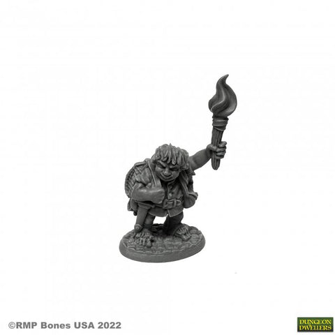 RPR 07018 Gus Greenweevil, Halfling Henchman