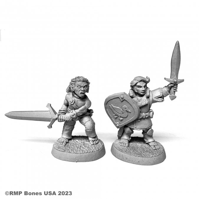 RPR 07102 - P - Halfling Fighter and Barbarian