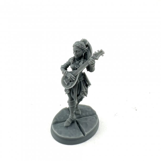 07124 - Ryelle Rainheather, Female Elf Bard (Alt Sculpt)