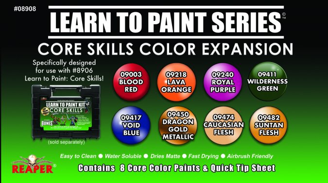 RPR 08908 Learn to Paint Kit: Core Skill Color Expansion
