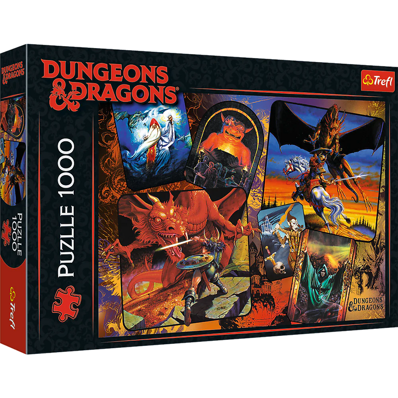 Trefl Red 1000 Piece Puzzle - Dungeons & Dragons - The Origins of D & D