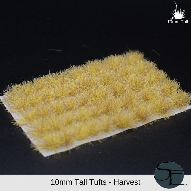 10mm XL Self-Adhesive Static Grass Tufts (Harvest)