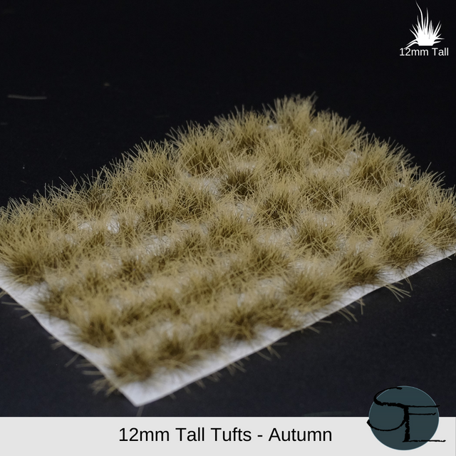 12mm XL Self-Adhesive Static Grass Tufts (Autumn)
