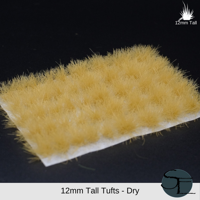 12mm XL Self-Adhesive Static Grass Tufts (Dry)