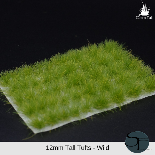 12mm XL Self-Adhesive Static Grass Tufts (Wild)