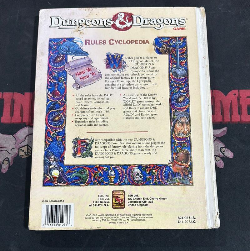 Dungeons & Dragons 1E: Rules Cyclopedia