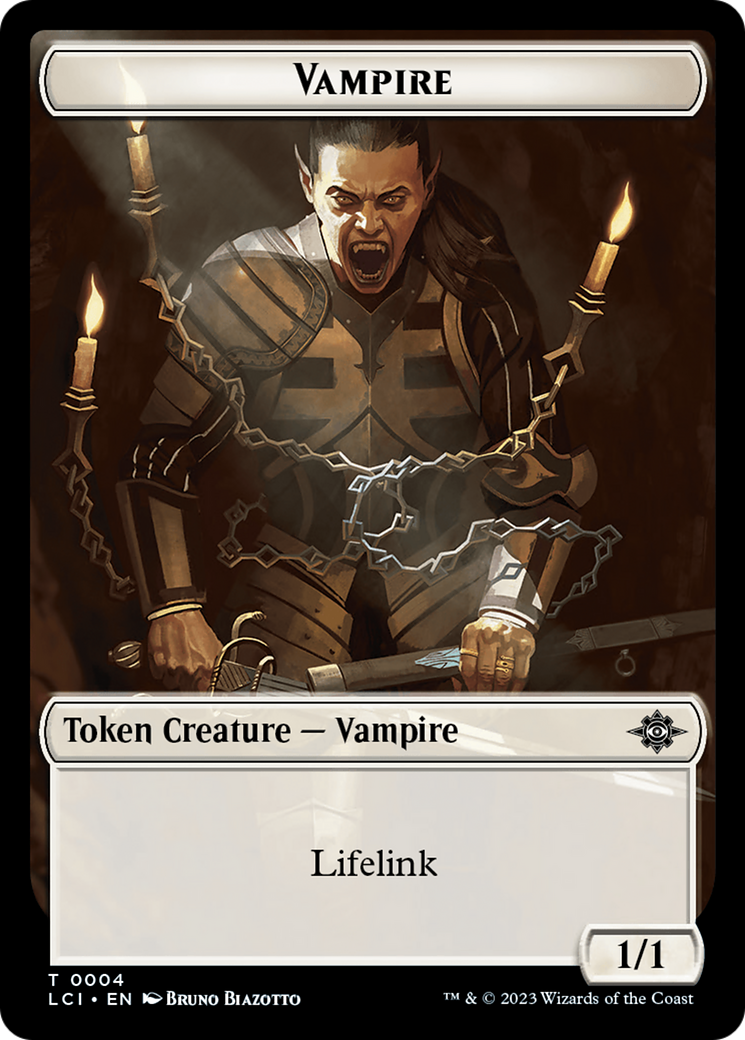 mtg cards like parallel lives Blood // Vampire (0004) Double-Sided Token [The Lost Caverns of Ixalan