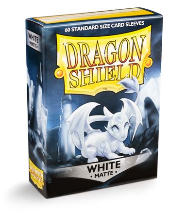 Dragon Shield Sleeves - White Matte 60ct