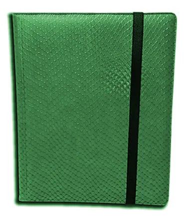 Binder - 9-Pocket Dragon Hide - Green - Legion Premium Supplies Storage Albums (LEGIONPREM)