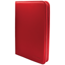 Ultra PRO Vivid 9-Pocket Zippered PRO-BINDER® - Red