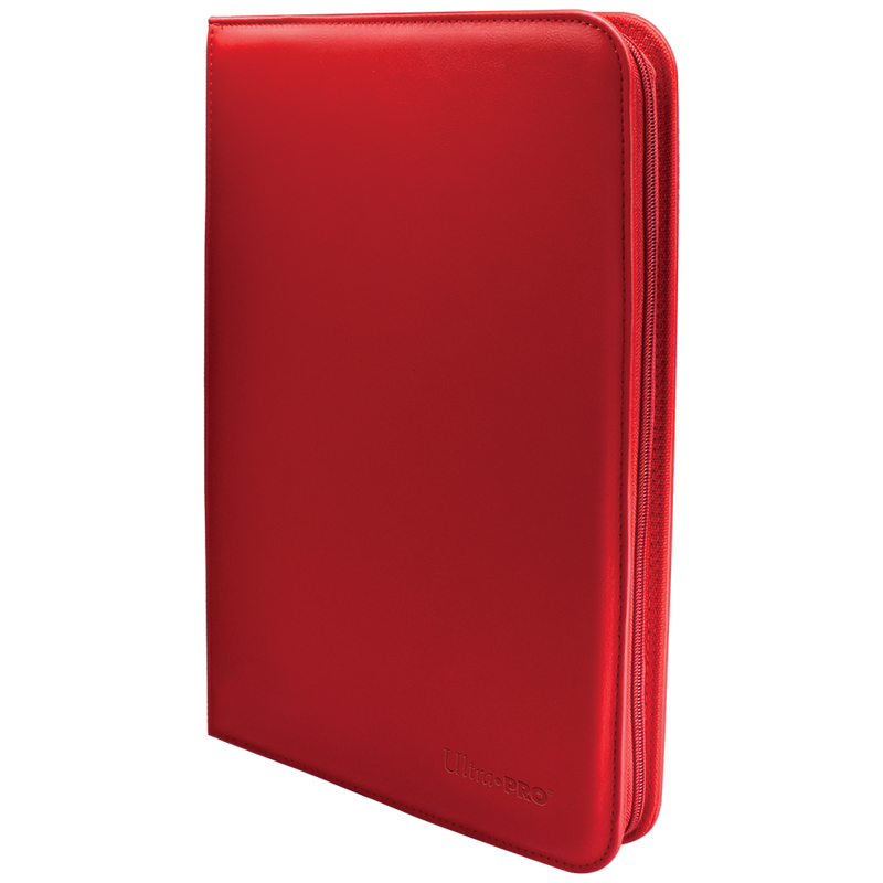 Ultra PRO Vivid 9-Pocket Zippered PRO-BINDER® - Red