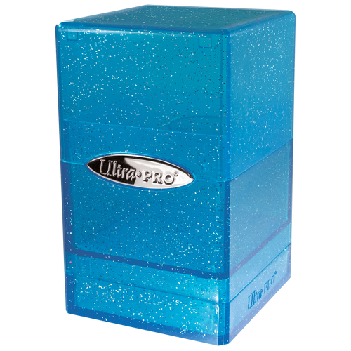 Ultra Pro Glitter Satin Tower Deck Box - Blue