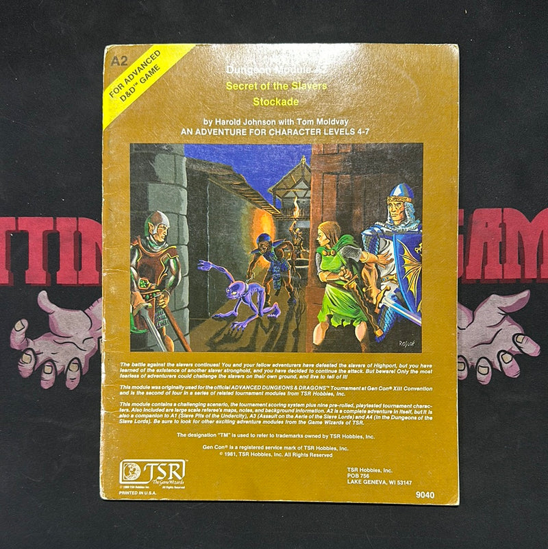 Advanced Dungeons & Dragons 1E: Secret of the Slavers Stockade A2 (A)