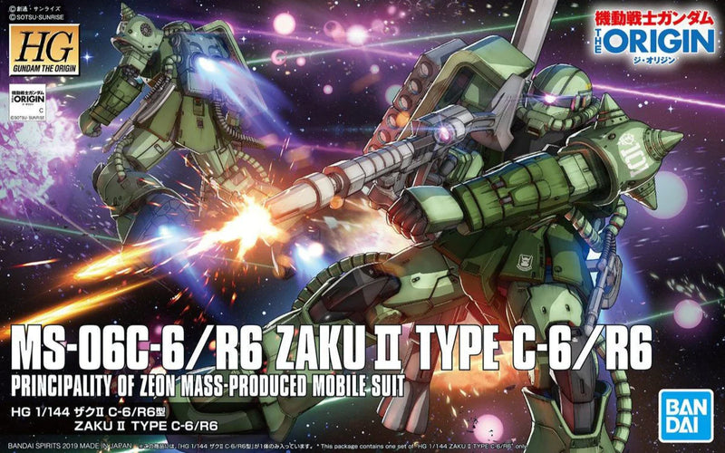 HG Origin Zaku 2 Type C-6/R6